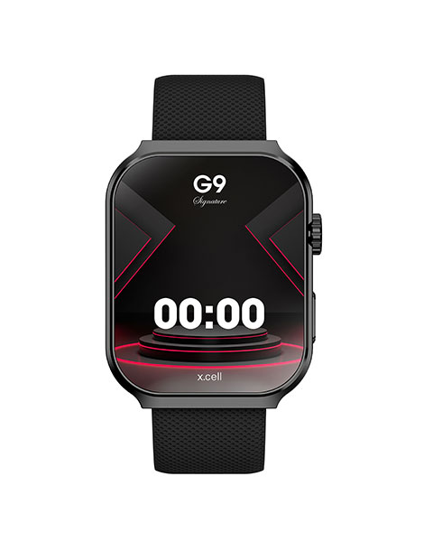  Xcell Smartwatch With Black frame And Black Strap